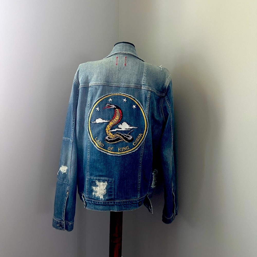Joe’s Jean Jacket “Land of King Cobra”
